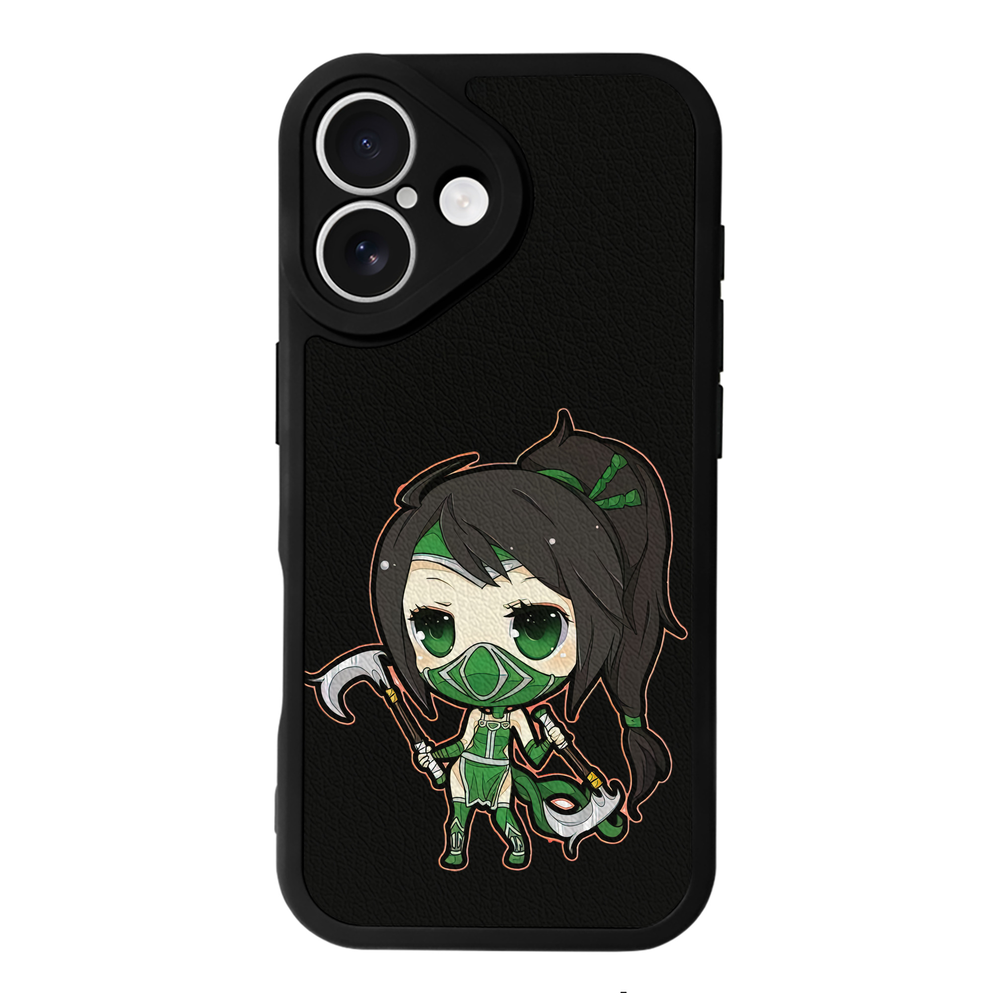 （画像用） リーグ・オブ・レジェンド League of Legends LOL 【iPhone 16シリーズ対応】シリコンスマホケース（レザー調） 材質：シリコン